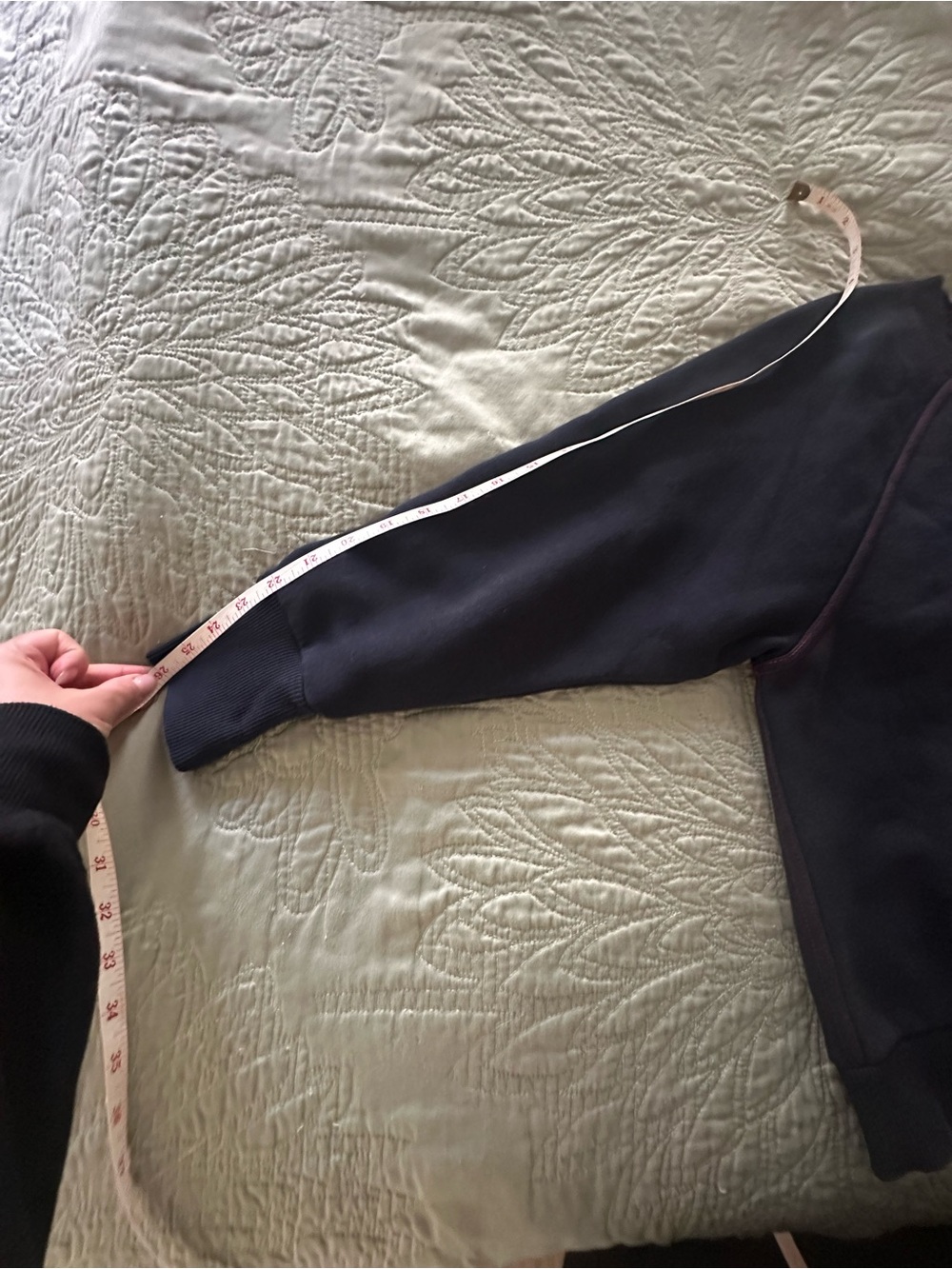 Burberry Black Sweatshirt with Pink Contrast Stitching - Picture 7 of 8